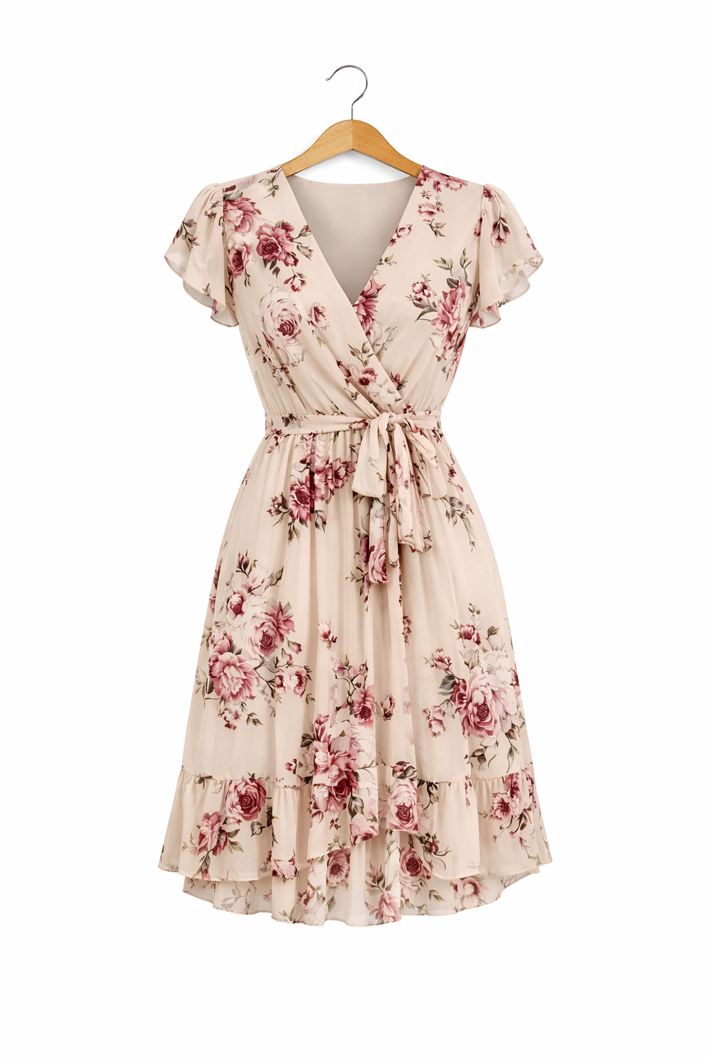 Laurena – Vestido Floral Elegante de Algodón para Mujer